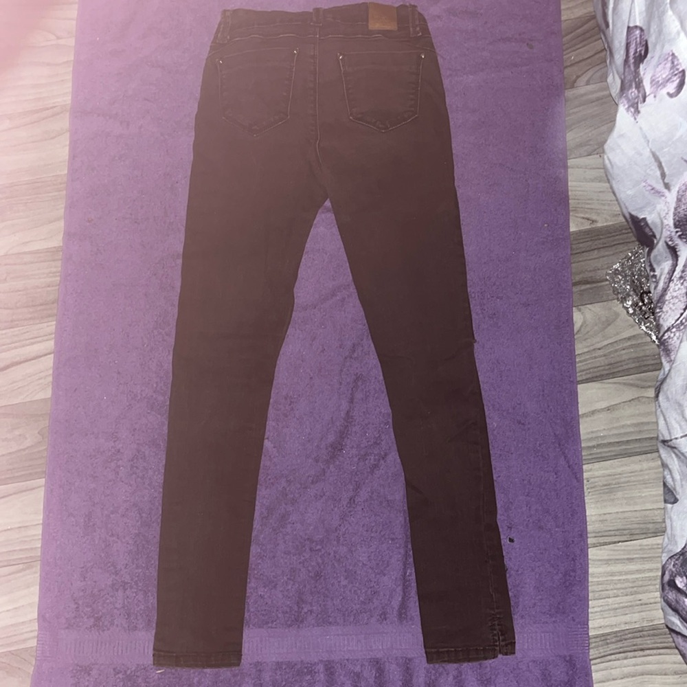Brown fitted pants